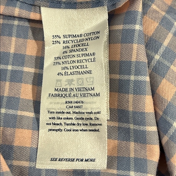 Faherty Movement Shirt Large - Picture 5 of 9